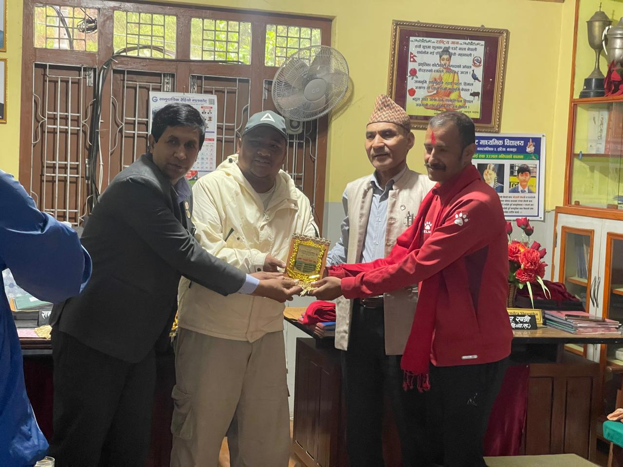 राष्ट्रपति रनिङ शिल्ड प्रतियोगितामा विजेता विद्यालयलाई प्रशिक्षण कार्यक्रम सम्पन्न ।