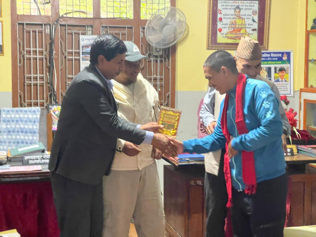 राष्ट्रपति रनिङ शिल्ड प्रतियोगितामा विजेता विद्यालयलाई प्रशिक्षण कार्यक्रम सम्पन्न ।