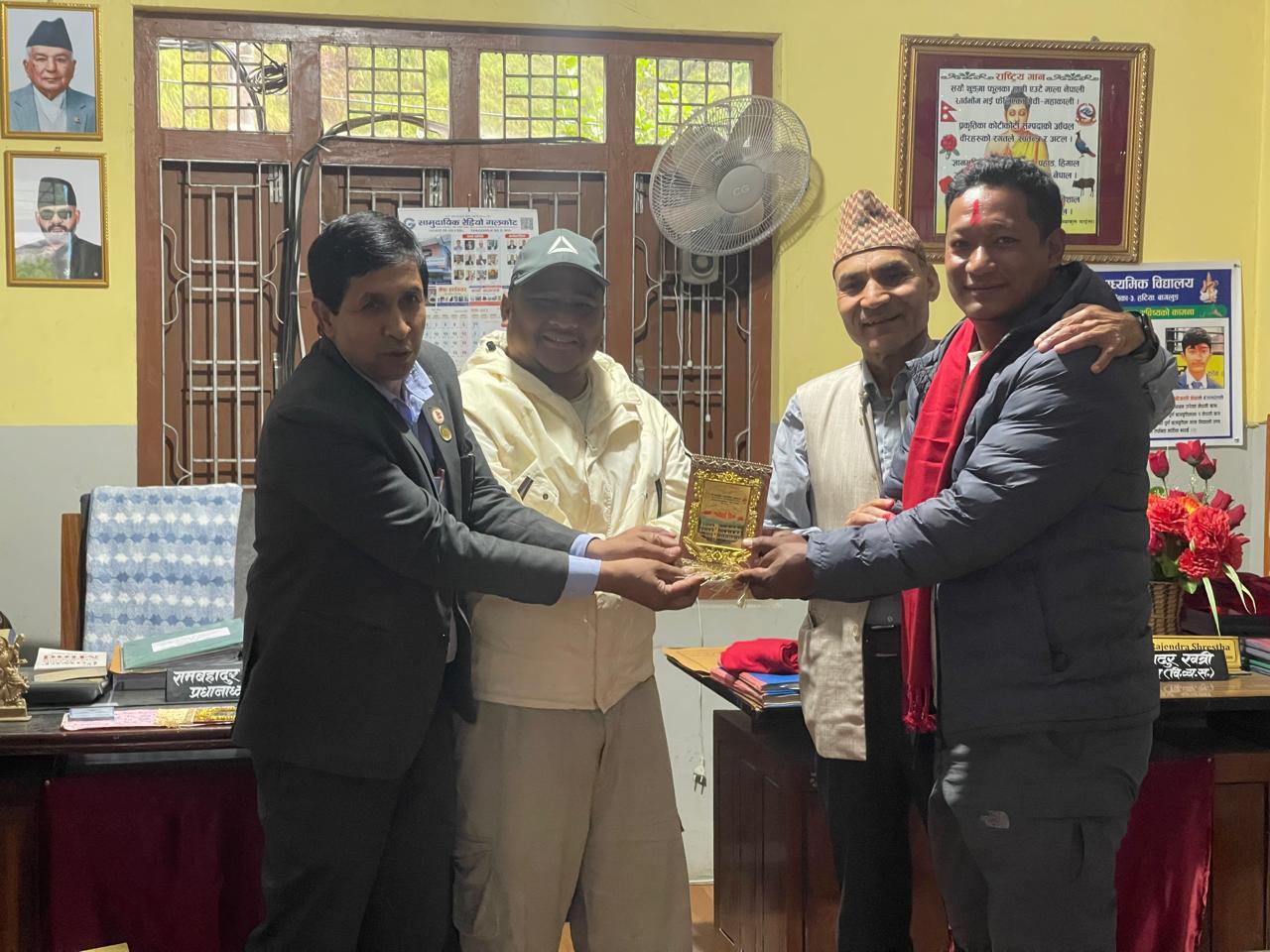 राष्ट्रपति रनिङ शिल्ड प्रतियोगितामा विजेता विद्यालयलाई प्रशिक्षण कार्यक्रम सम्पन्न ।