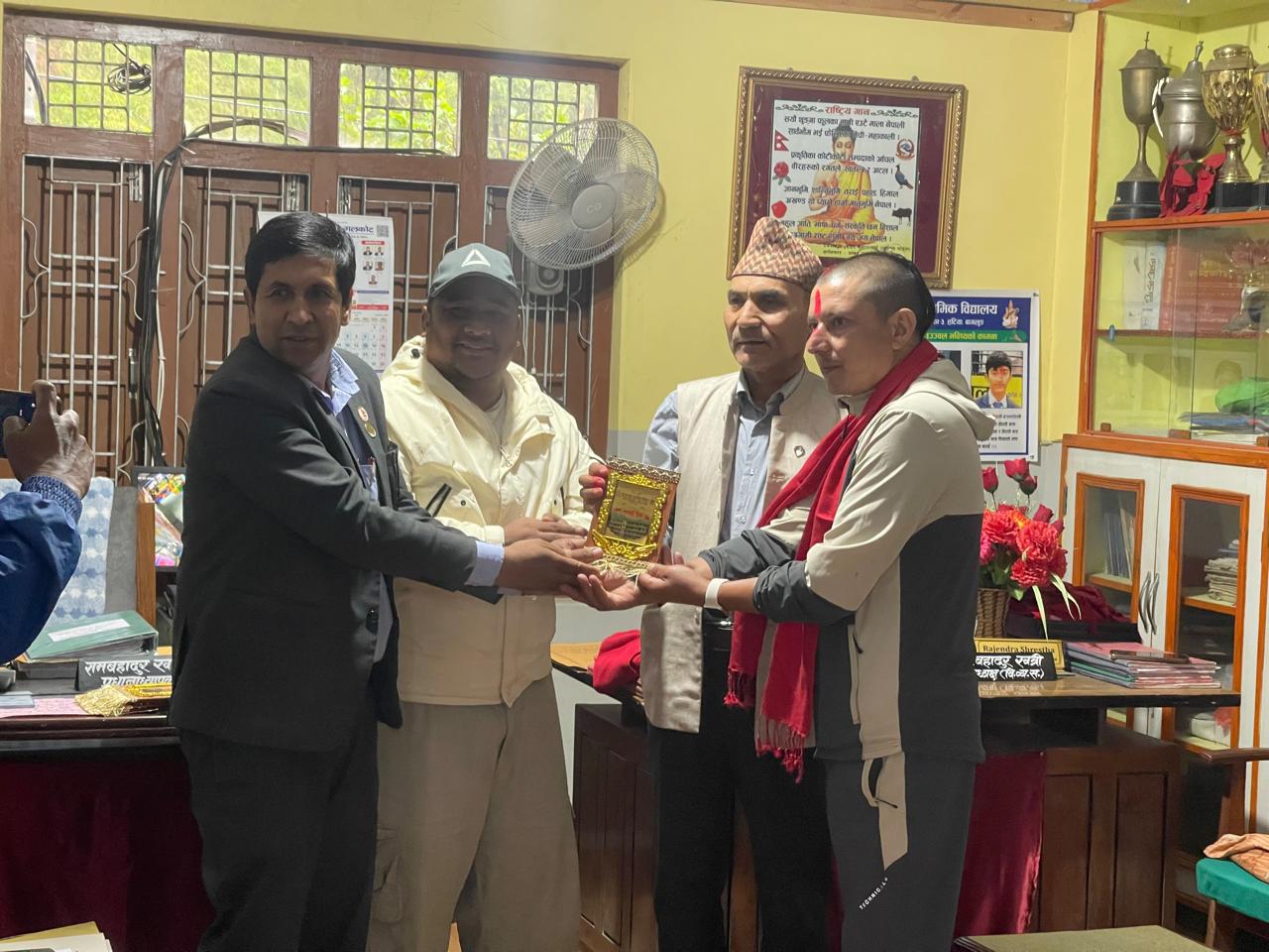 राष्ट्रपति रनिङ शिल्ड प्रतियोगितामा विजेता विद्यालयलाई प्रशिक्षण कार्यक्रम सम्पन्न ।